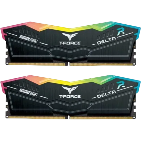 TEAM GROUP Оперативная память 32 Gb 7600 MHz Team Group T-FORCE DELTA RGB Black (FF3D532G7600HC36DDC01)