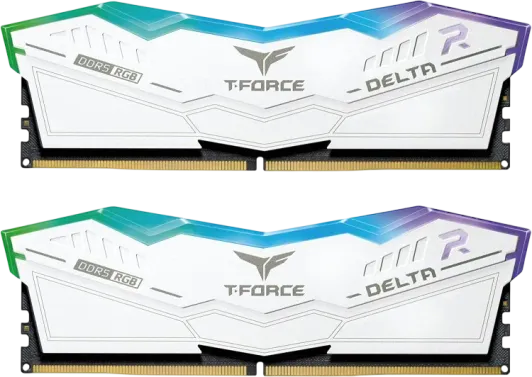 TEAM GROUP Оперативная память 32 Gb 7600 MHz Team Group T-FORCE DELTA RGB White (FF4D532G7600HC36DDC01)