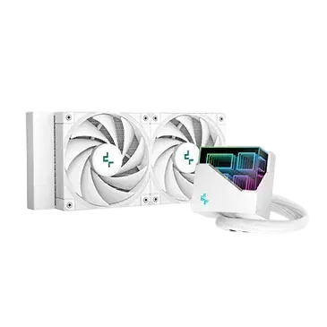 DEEPCOOL Система жидкостного охлаждения для процессора Deepcool LT520 WH ARGB PWM R-LT520-WHAMNF-G-1