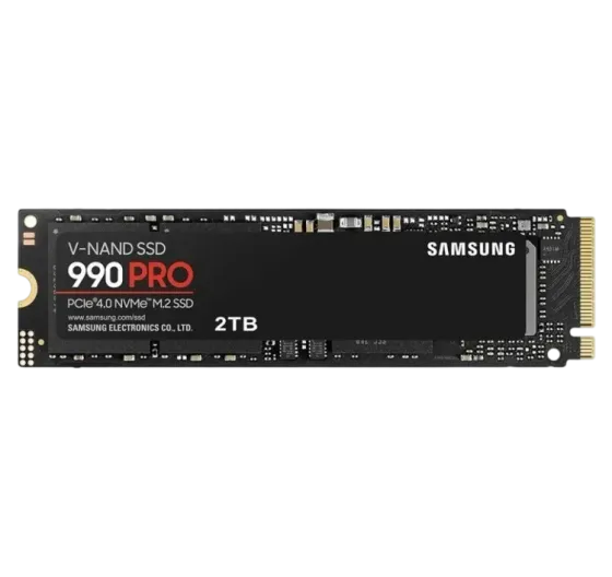 SAMSUNG Твердотельный накопитель Samsung 2000 Gb 990 PRO (MZ-V9P2T0BW)