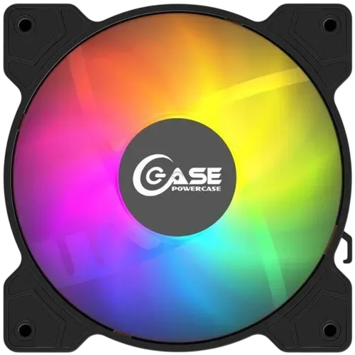 POWERCASE Вентилятор для корпуса Powercase (M2_6P) ARGB Black