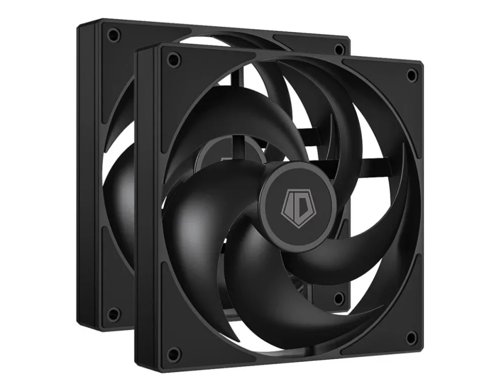 ID-COOLING Комплект вентиляторов для корпуса ID-COOLING AS-140-K DUET (2 in 1) Black