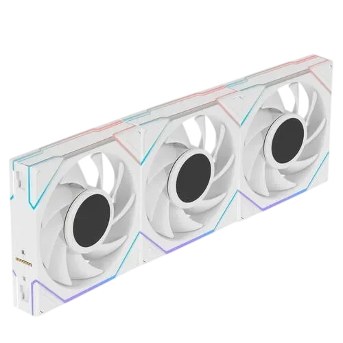 Lian Li Комплект вентиляторов для корпуса Lian Li UNI FAN TL LCD 120 ARGB White (G99.12TLLCD3W.R0)