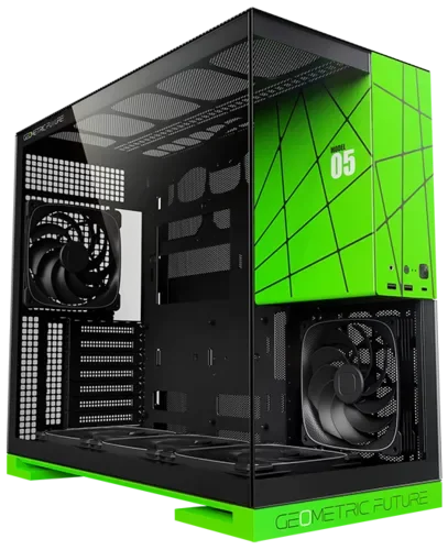 GEOMETRIC FUTURE Компьютерный корпус Geometric Future Model 5 NV Style ARGB Limited Edition with fans (1AM5WKNV01100)