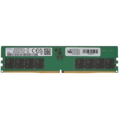 SAMSUNG Оперативная память 32 Gb 4800 MHz Samsung (M323R4GA3BB0-CQKOL)