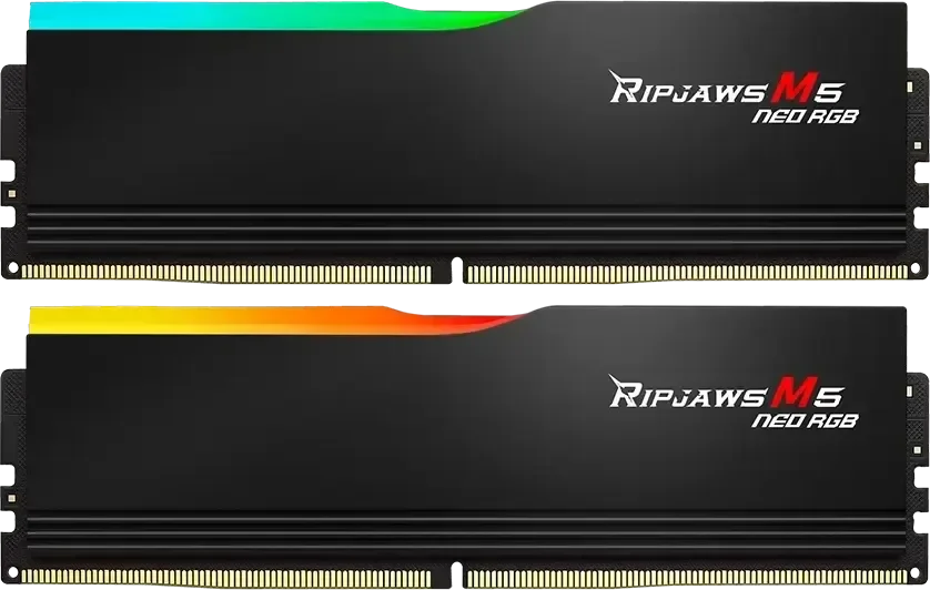 G.SKILL Оперативная память 32 Gb 6000 MHz G.Skill RIPJAWS M5 NEO RGB Black (F5-6000J3636F16GX2-RM5NRK)