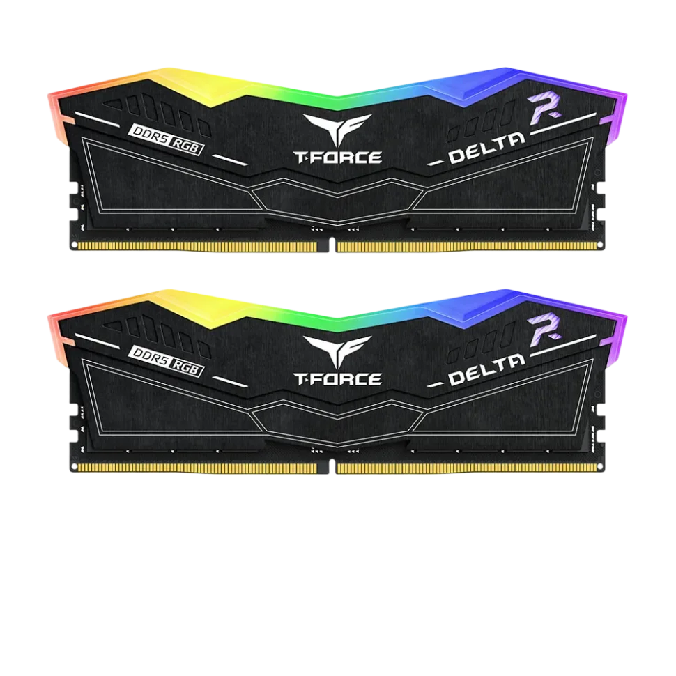 TEAM GROUP Оперативная память 32 Gb 6400 MHz Team Group T-FORCE DELTA RGB Black (FF3D532G6400HC38JDC01)