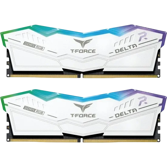 TEAM GROUP Оперативная память 32 Gb 6600 MHz Team Group T-FORCE DELTA RGB White (FF4D532G6600HC34DC01)