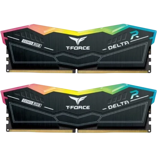 TEAM GROUP Оперативная память 32 Gb 7600 MHz Team Group T-FORCE DELTA RGB Black (FF3D532G7600HC36DDC01)