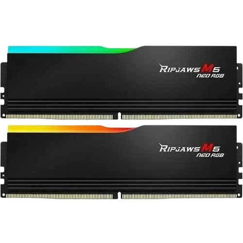 G.SKILL Оперативная память 64 Gb 6000 MHz G.Skill RIPJAWS M5 NEO RGB Black (F5-6000J3636F32GX2-RM5NRK)