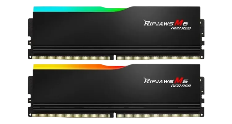 G.SKILL Оперативная память 64 Gb 6000 MHz G.Skill RIPJAWS M5 Neo RGB (F5-6000J2836G32GX2-RM5NRK)