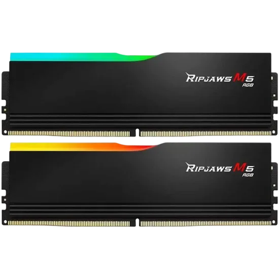 G.SKILL Оперативная память 64 Gb 6000 MHz G.Skill RIPJAWS M5 RGB Black (F5-6000J3238G32GX2-RM5RK)