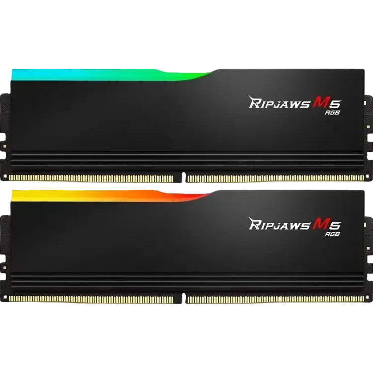G.SKILL Оперативная память 64 Gb 6000 MHz G.Skill RIPJAWS M5 RGB Black (F5-6000J3040G32GX2-RM5RK)