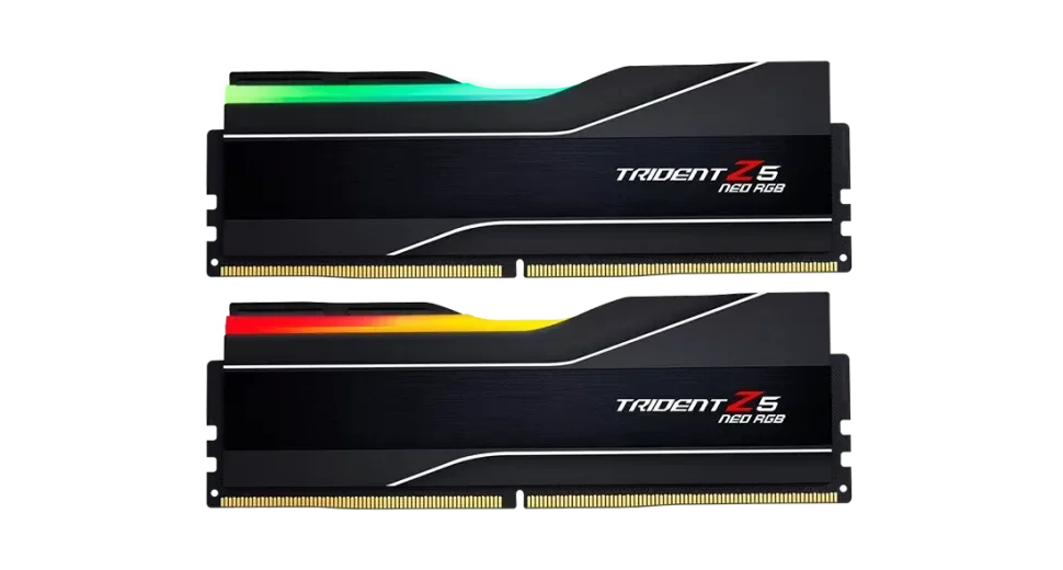G.SKILL Оперативная память 64 Gb 6000 MHz G.Skill TRIDENT Z5 NEO RGB Black (F5-6000J2836G32GX2-TZ5NR)