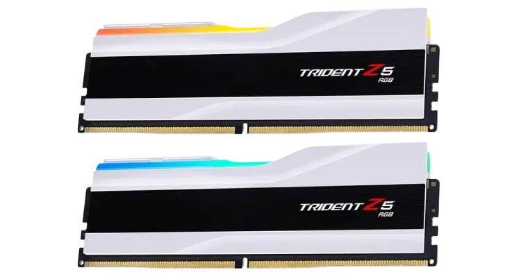 G.SKILL Оперативная память 64 Gb 6000 MHz G.Skill TRIDENT Z5 RGB White (F5-6000J3040G32GX2-TZ5RW)
