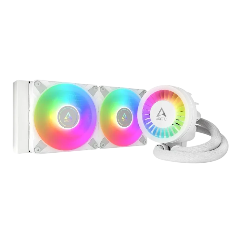 ARCTIC COOLING Система жидкостного охлаждения для процессора Arctic Cooling Arctic Liquid Freezer III-240 ARGB White (ACFRE00150A) P12 PWM PST