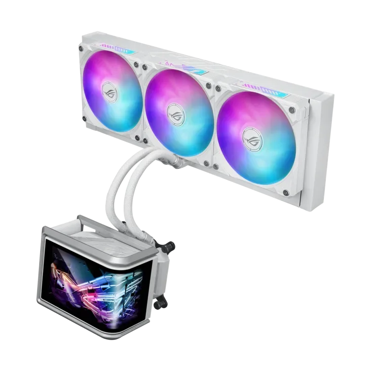 ASUS Система жидкостного охлаждения для процессора ASUS ROG RYUO IV SLC 360 ARGB White (90RC0152-B0EAY0)