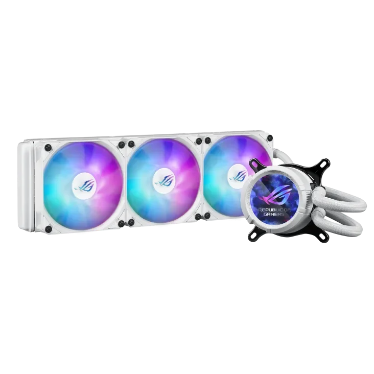 ASUS Система жидкостного охлаждения для процессора ASUS ROG STRIX LC III 360 ARGB White (90RC00T2-M0UAY0)
