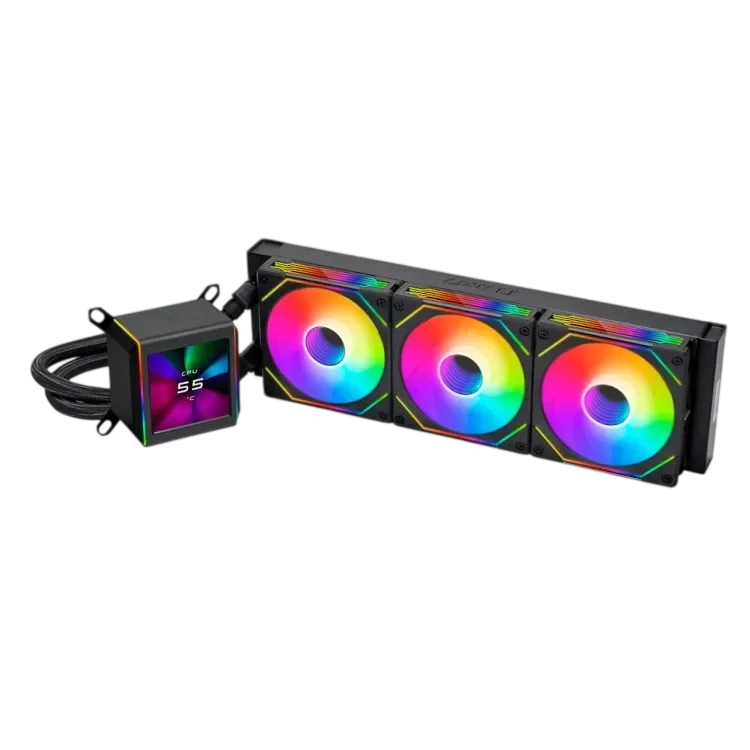 Lian Li Система жидкостного охлаждения для процессора Lian Li GA II LCD SL-INF 360 ARGB Black (GA2ALCD36INB) (G89.GA2ALCD36INB.R0)