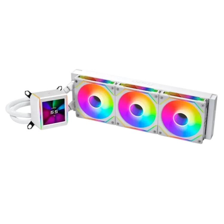 Lian Li Система жидкостного охлаждения для процессора Lian Li GA II LCD SL-INF 360 ARGB White (GA2ALCD36INW) (G89.GA2ALCD36INW.R0)