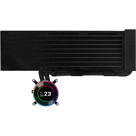 Lian Li Система жидкостного охлаждения для процессора Lian Li HydroShift II LCD-C 360N Black (GHS2LCD36B) (G89.GHS2LCD36B.R0)