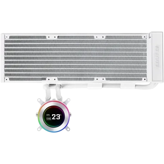 Lian Li Система жидкостного охлаждения для процессора Lian Li HydroShift II LCD-C 360N White (GHS2LCD36W) (G89.GHS2LCD36W.R0)
