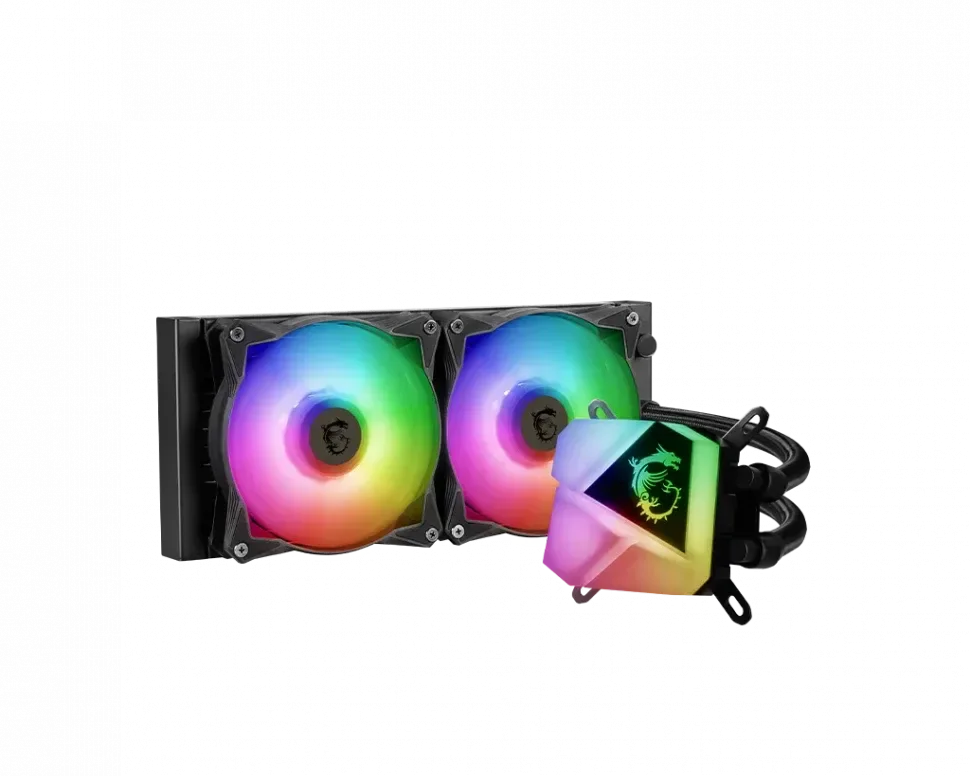 MSI Система жидкостного охлаждения для процессора MSI MAG CORELIQUID C280 ARGB Socket 1700
