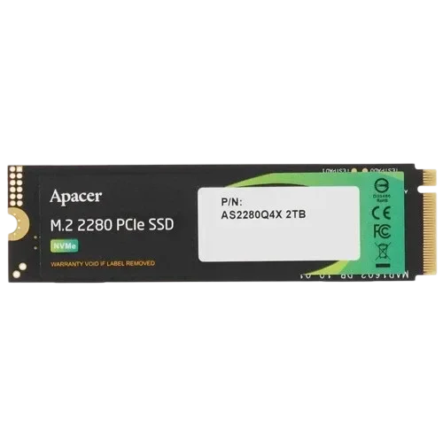 APACER Твердотельный накопитель Apacer 2000 Gb (AP2TBAS2280Q4X-1)