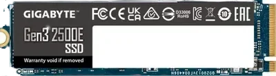 GIGABYTE Твердотельный накопитель Gigabyte 2000 Gb Gen3 2500E (G325E2TB)
