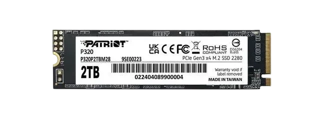 PATRIOT Твердотельный накопитель Patriot 2000 Gb P320 (P320P2TBM28)