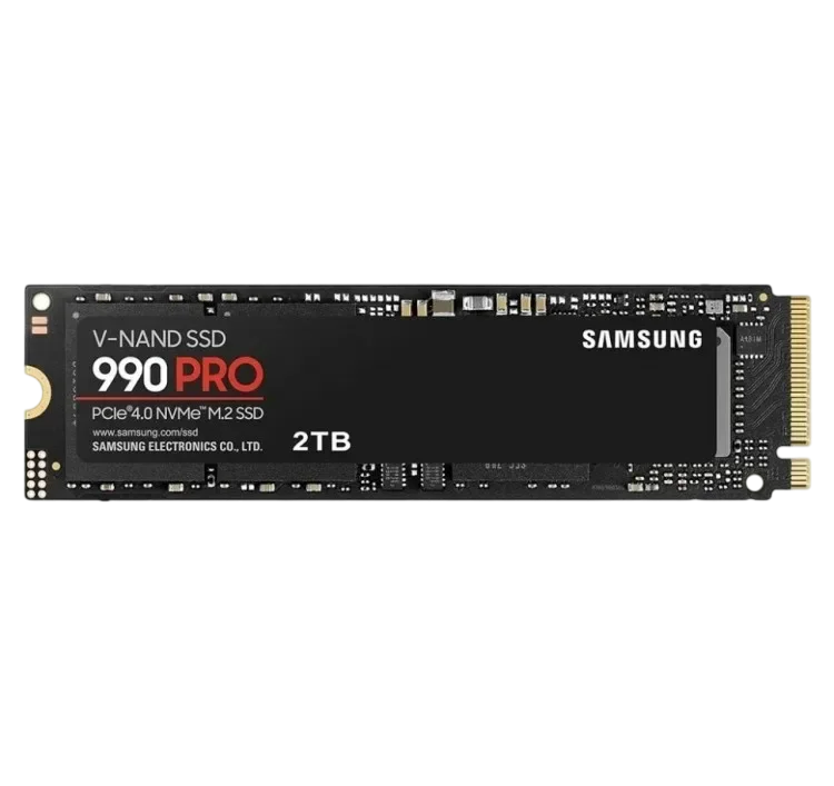 SAMSUNG Твердотельный накопитель Samsung 2000 Gb 990 PRO (MZ-V9P2T0BW)