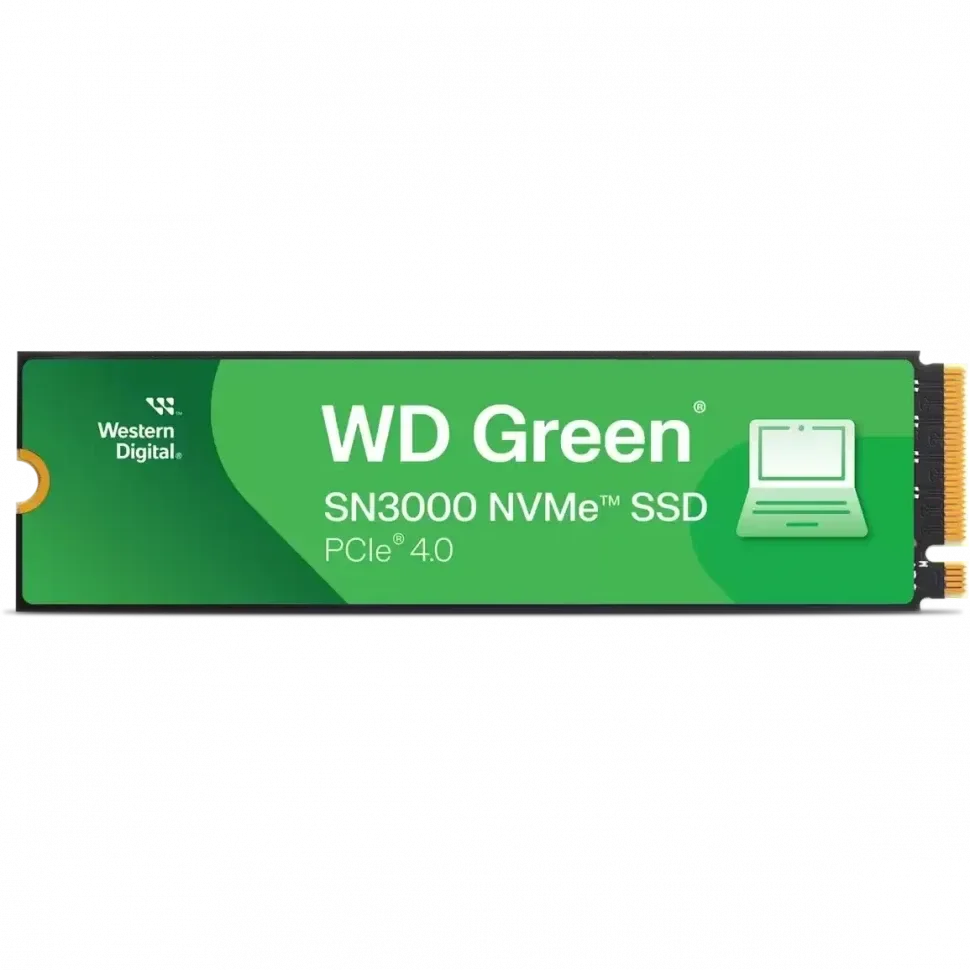 WESTERN DIGITAL Твердотельный накопитель Western Digital 1000 Gb Green (WDS100T4G0E)