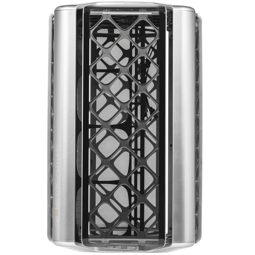 GEOMETRIC FUTURE Компьютерный корпус Geometric Future Model 2 The Ark Gray (1AM2AKGA00100) (GF_M2-THE-ARK-GY-GLASS), серый
