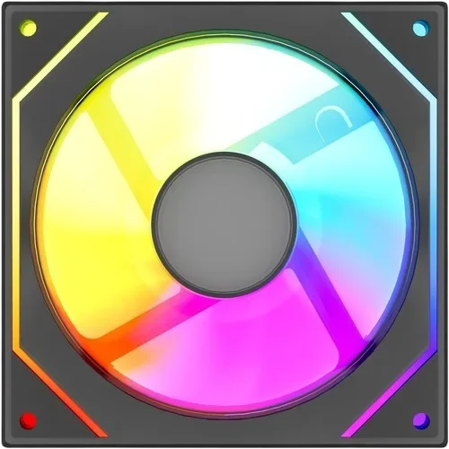 POWERCASE Вентилятор для корпуса Powercase (M52-12 ARGB) Black