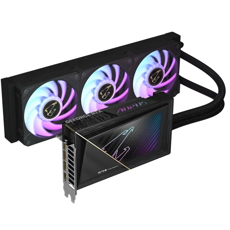 GIGABYTE Видеокарта Gigabyte (GV-N5080AORUSX W-16GD) GeForce RTX 5080 16GB XTREME WATERFORCE
